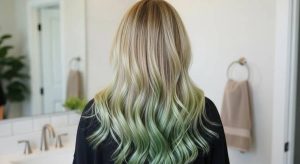 سبز شدن رنگساژ مو